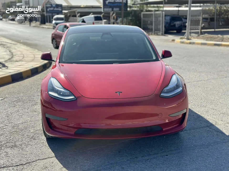 تسلا MODEL 3 موديل 2020  ستاندر بلس حرره خمري مميزه