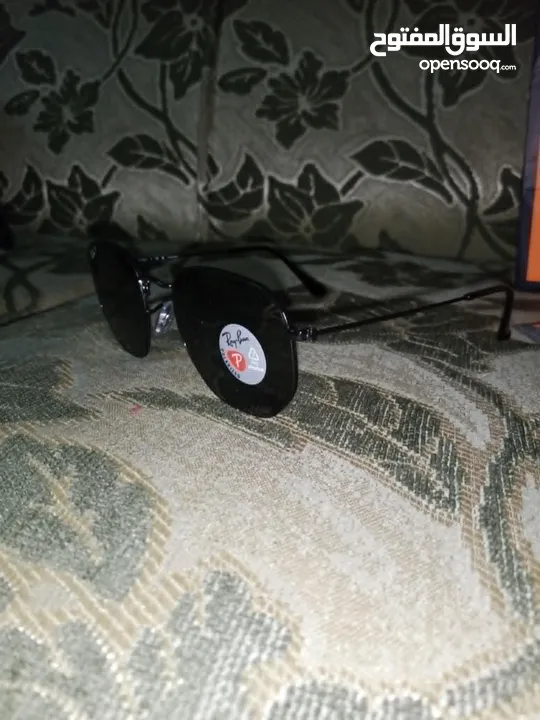 نظارة ريبان  بلاك اديشن  جلال ابو مويس ريبان اصلية RAY BAN Black Hexagonal 54 mm Polarized من معرض