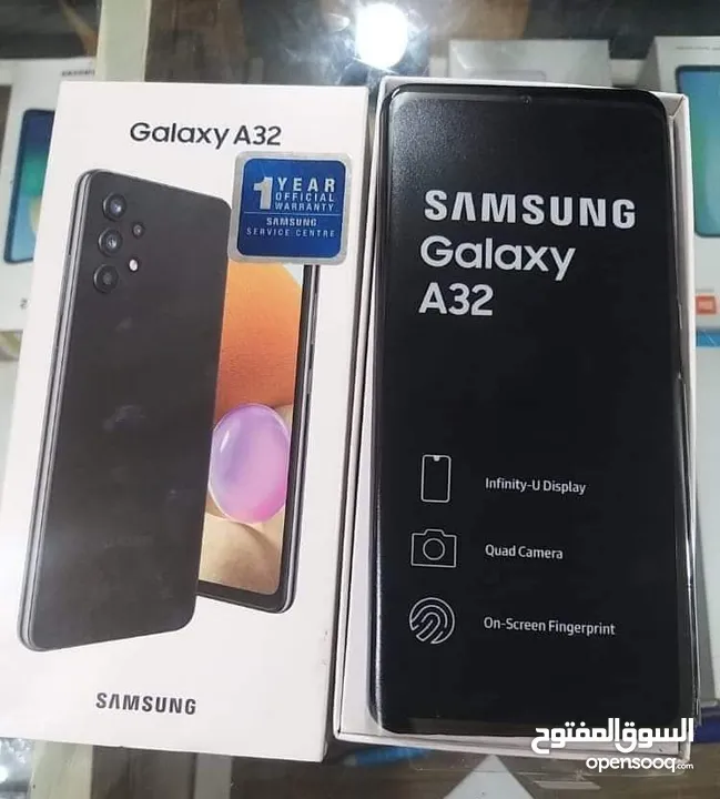 Samsung A32 رام 6 جيجا 128 مش مصلح  أغراضة والكرتونه متوفر متوفر توصيل