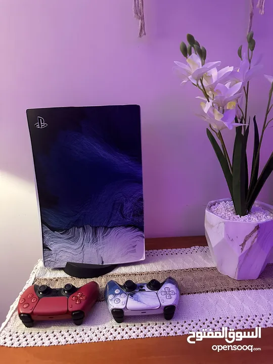 PS5 FAT نسخة الاقراص للبيع بحالة شبه جديد