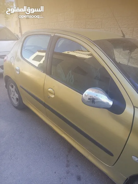 بيجو 206  1400cc يد  ثالثا  ترخيص و تامين  ل نهاية العام