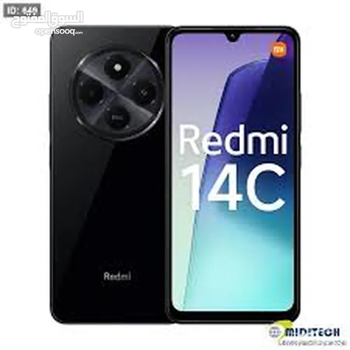 XIAOMI REDMI 14C ( 256GB) / RAM 8 NEW /// شاومي 14 سي ذاكرة 256 الرام 8 الجديد