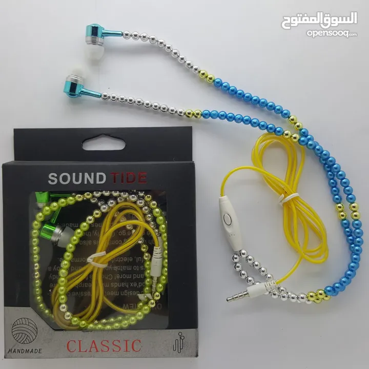 سماعات خرز أصلية فاخرة