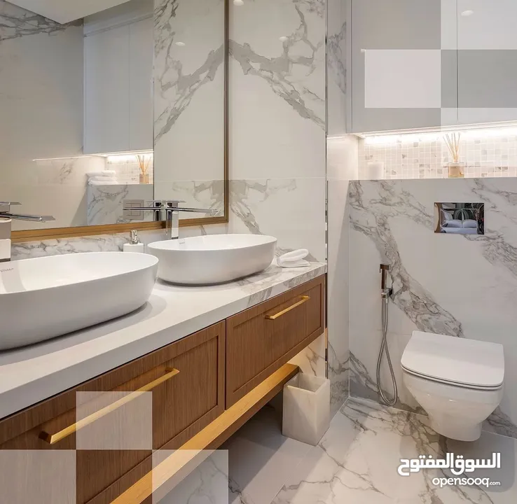 سكن الملوك عصري بلمسات مميزه استديو للبيع علي الواجهه البحريه بسعر لقطه شامل الفرش بالكامل مجانا
