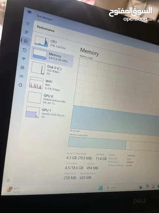 لابتوب بحالة لجديد جيل عاشر كرتين شاشة Core i7 رام16 وهاردسك 512 SSD بحالة ممتازة بسعر منخفض