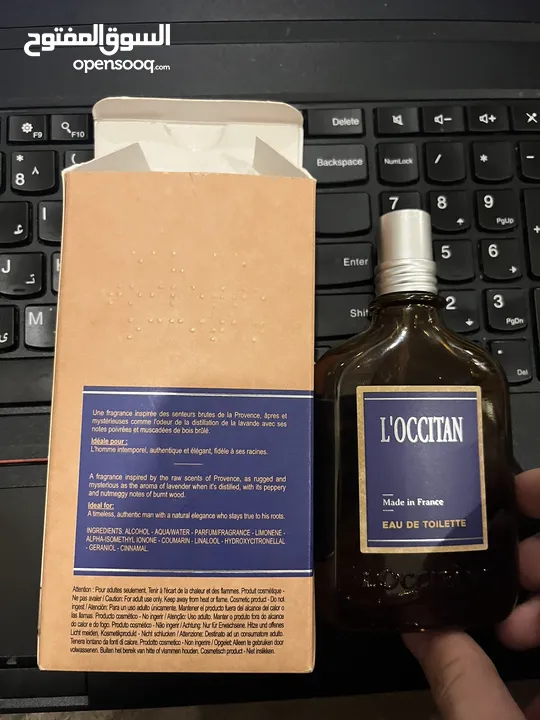 عطر L'Occitan Eau De Toilette اصلي مستعمل