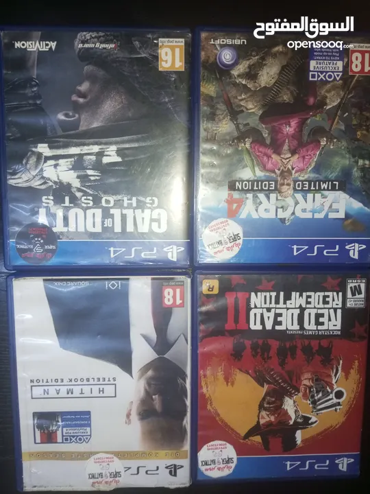 للبيع أو البدل: PS4 Slim بحالة ممتاز أقر الوصف