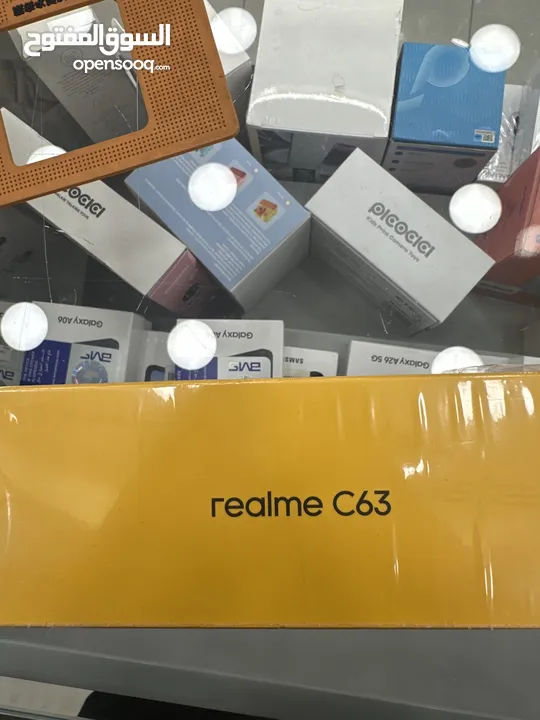 RAELME C63 nfc 6ram /128 GB  ريلمي c63 أن اف سي 6 رام /128 جيجا  جديد كفاله الوكيل الرسمي 18 شهر