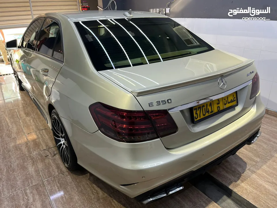 مرسيدس E350 محول 2015 مع التصريح