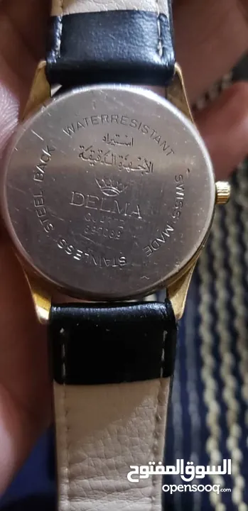 للبيع ساعة صدام حسين  مستخدم جديد  الحزام جلد طبيعي وايطار الساعة ذهب وكالة  عيار 21 قيراط