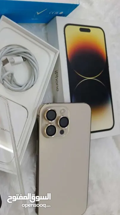 ايفون 14 بروماكس قمه في النظافه افحص واحكم بنفسك 256 جيجا  iphone 14 pro max very clean