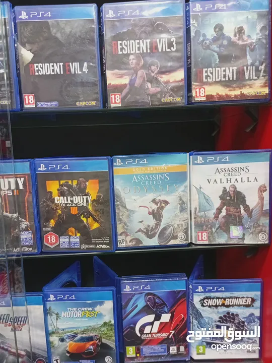 سيديات بلايستيشن فور  و فايف PS4 &PS5 CD.S