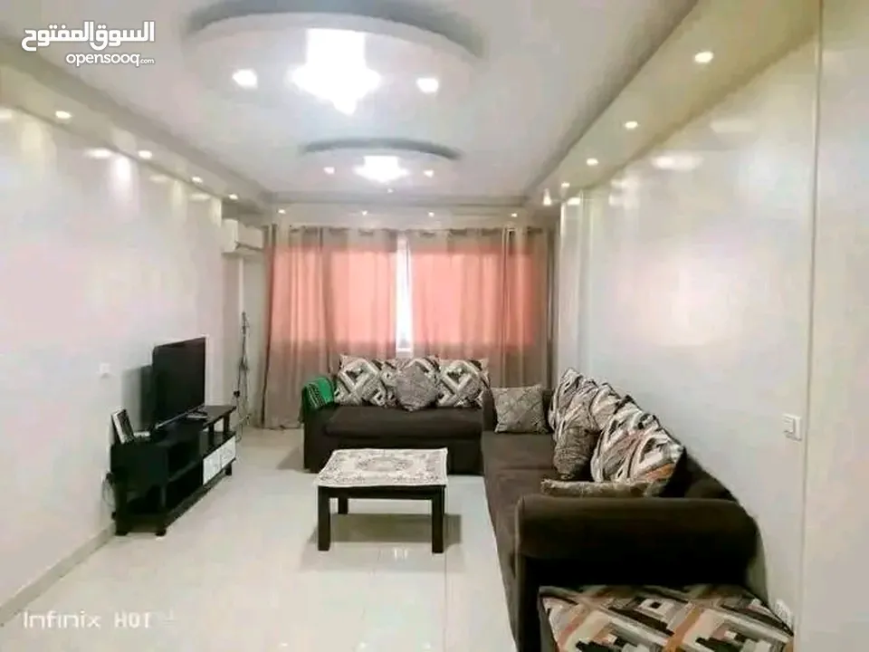 شقه مفروشه للايجار موقع ممتاز من احمد عرابى المهندسين