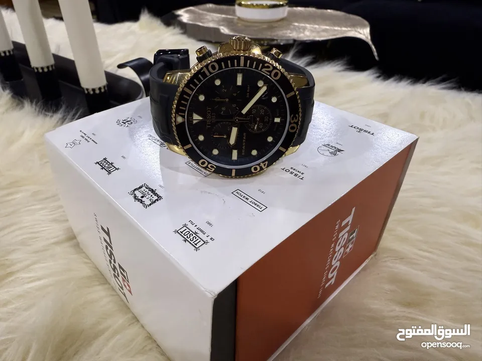 ساعة رجالي TISSOT تيسو seastar بحالة ممتازة