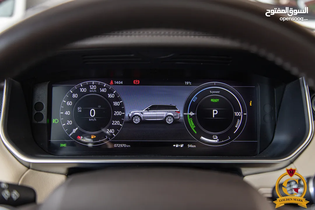 Range Rover Sport 2021 Hse Plug in hybrid  Black edition    السيارة وارد المانيا