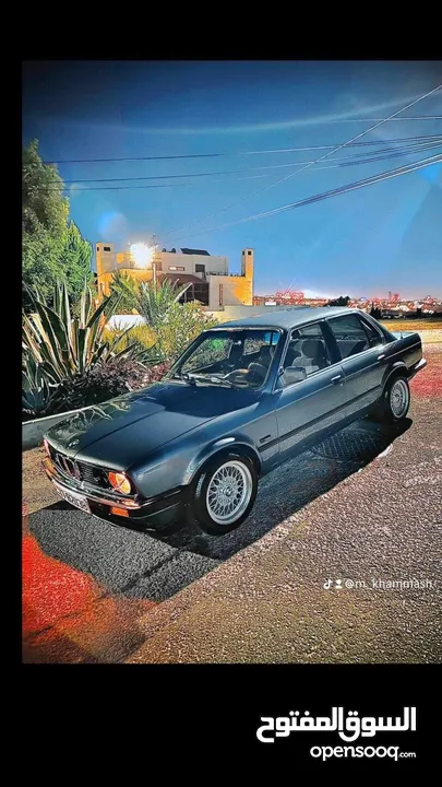 BMW 325i E30 1984 بي ام بوز نمر