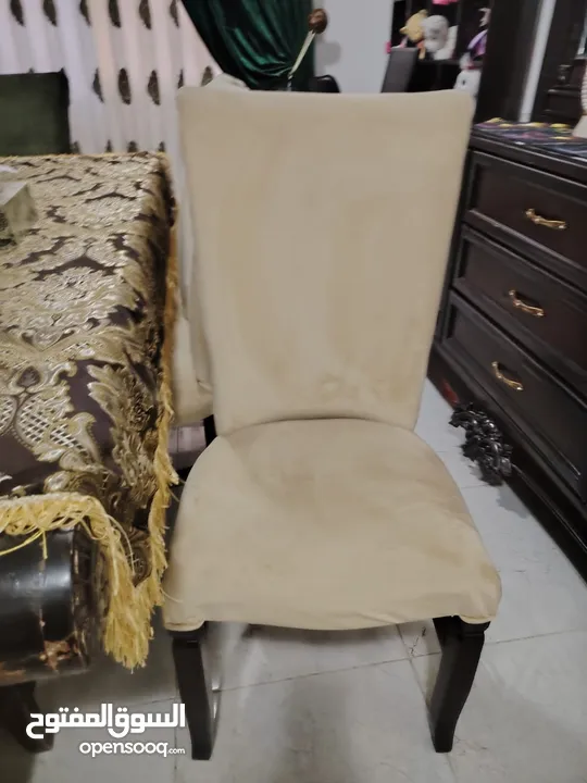 غرفه سفره بحال الوكاله خشب سويد ثقيل