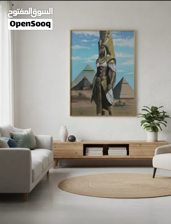 لوحه فنيه مصريه للحضاره المصريه للبيع&Egyptian artwork depicting ancient Egyptian civilization for s
