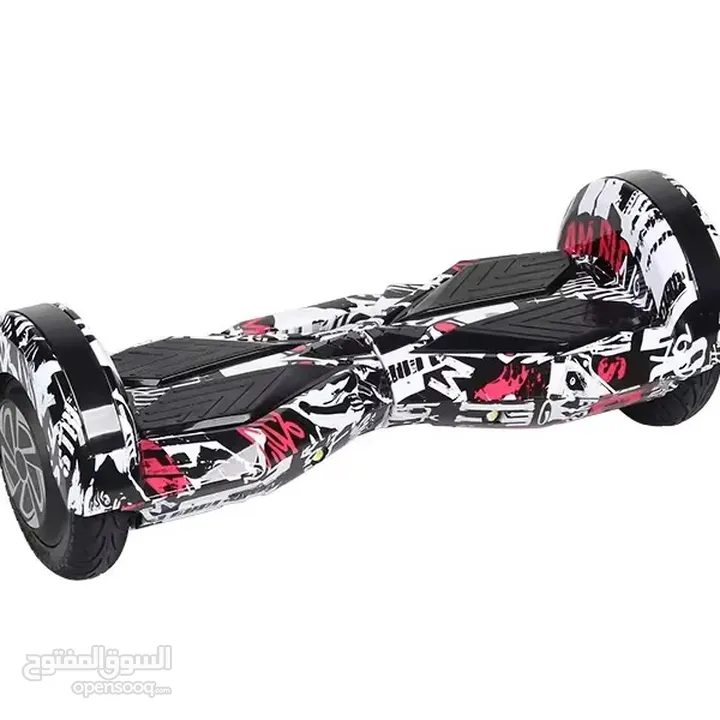 الآن لدى island toys سكوتر التوازن بتصميم رخامي مع عدة الوان  hoverboard مقاس العجلات 8.5 انش