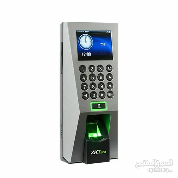 Zkteco F18 time  attendance and door lock machine finger scanner and card support