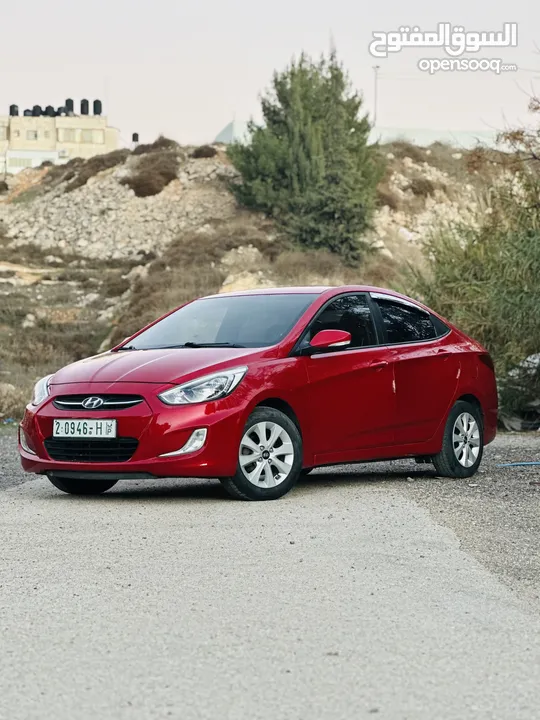 هيونداي اكسنت 2017 / سعر مميز وحررررق / فحص نخب/ لون مميز / فل اضافات بدون فتحة / ترخيص وتامين ساري