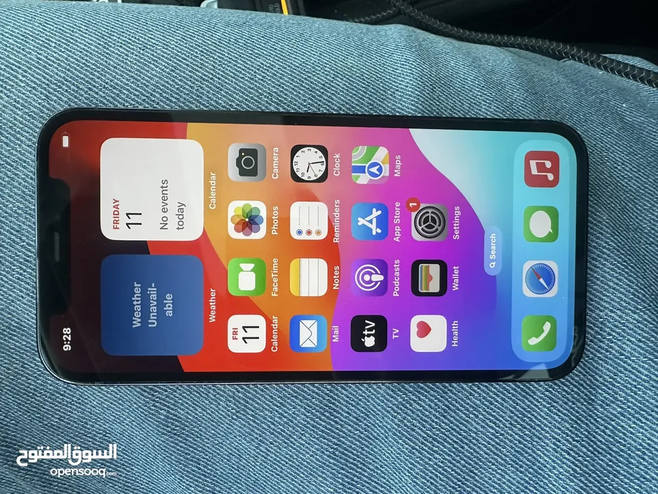 أيفون 12 برو 256 جيجا اخو الجديد ولا خدش ولا مفتوح