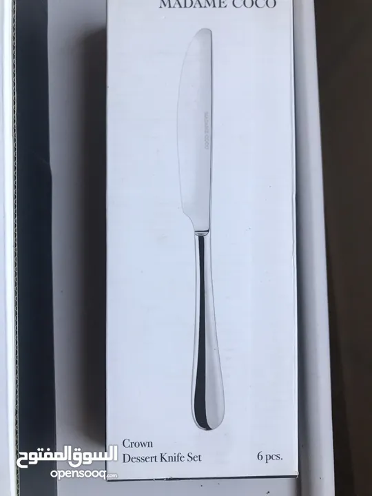 طقم ملاعق وشوك وسكاكين موديل كراون  Crown Fork,Spoon  & Knife set
