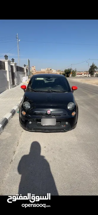 فيات 500e موديل 2016 نظيفة جدا