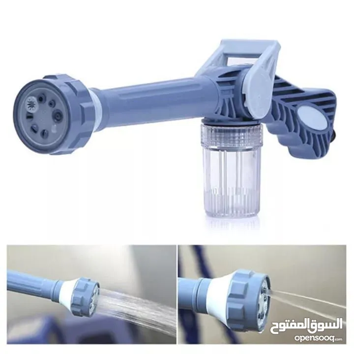 رشاش مياه و مضخة مياة EZ Jet Water Cannon يغسل وينظف السيارات و المنازل من الداخل والخارج والسلالم