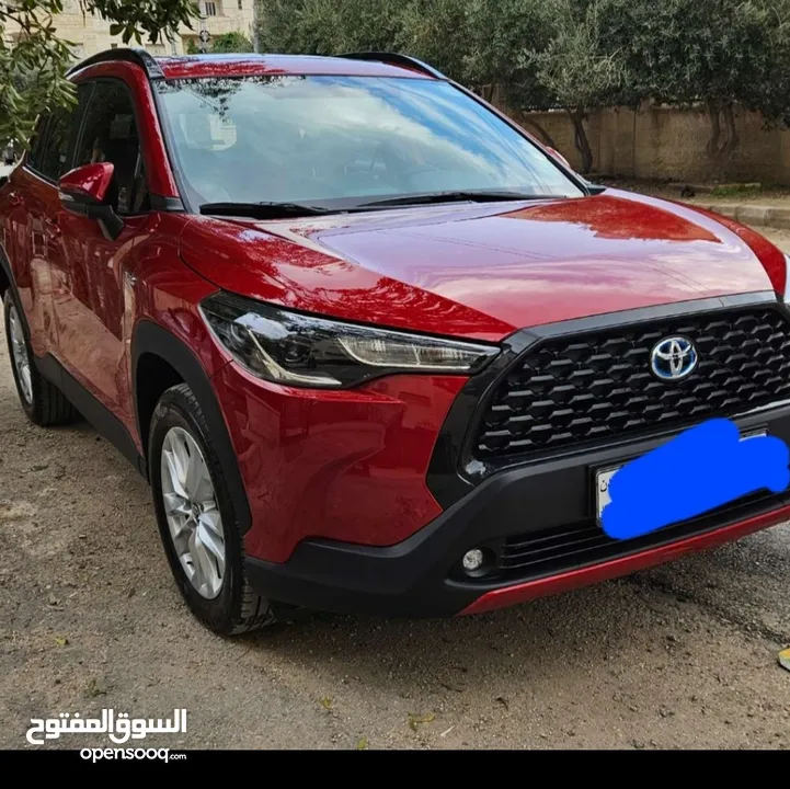 رقم سيارة تويوتا كروس موديل 23 مميز