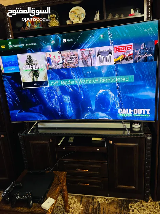 Playstation Slim 4 مهكر  بلاستيشن 4 سلم