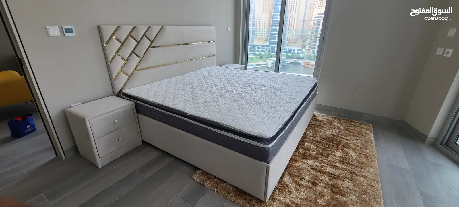 Custom made King Queen size bed any color  design and size in fectory price