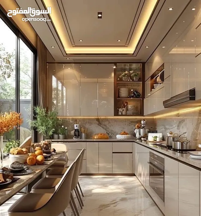 مطابخ المنيوم مطابخ خشب جميع انواع المطابخ