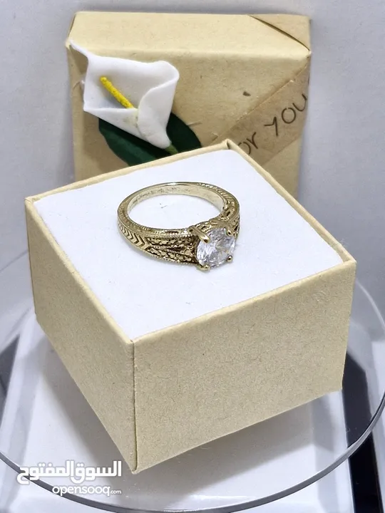 خواتم فضة 925 مع احجار كريمه مميزة