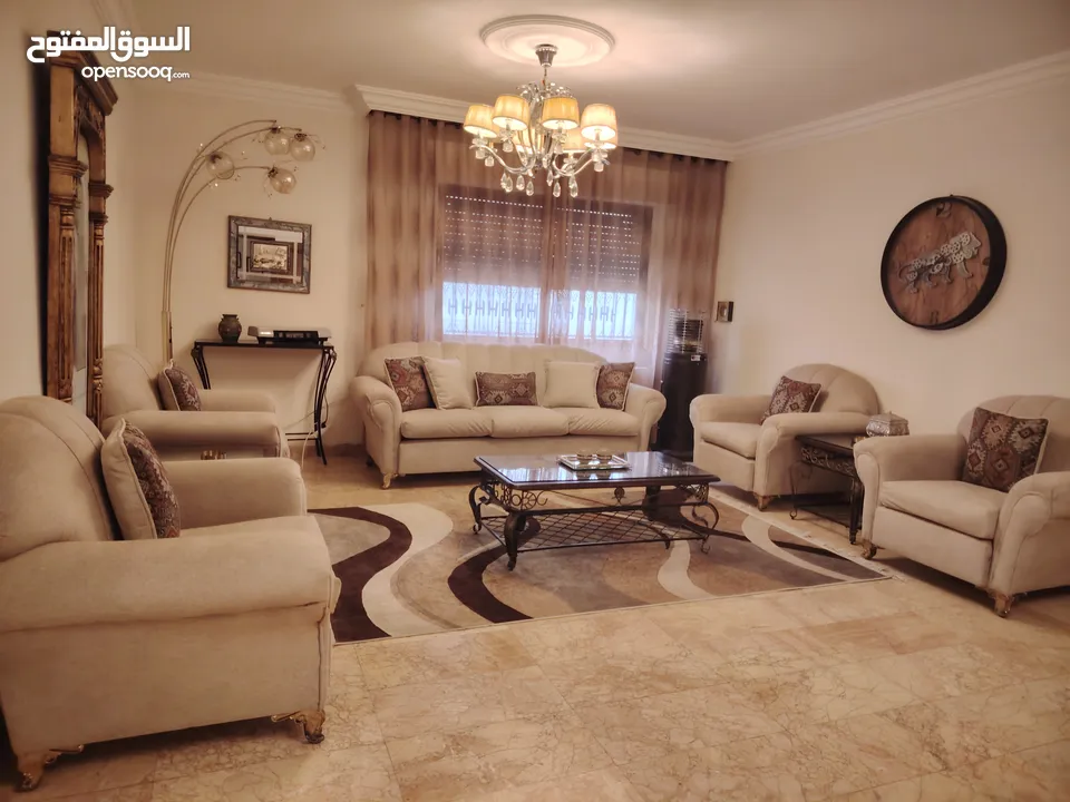 شقة مفروشة فاخرة للايجار الجبيهة