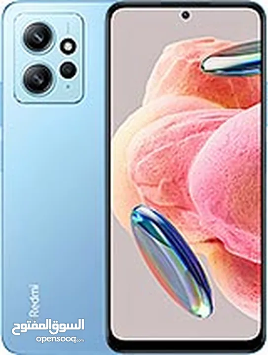 هاتف Xiaomi Redmi note 12 4g  بحالله جيده يوجد خدش خفيف بل الشاشه ونقره من الاعلى خفيف جدا جدا جدا