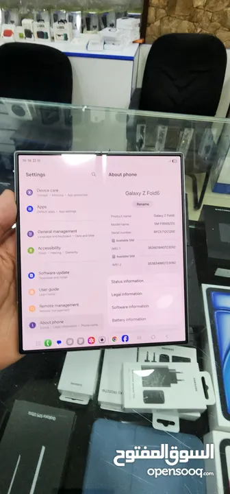 samsung Z fold 6 512GB كفالة الوكيل الرسمي Bms