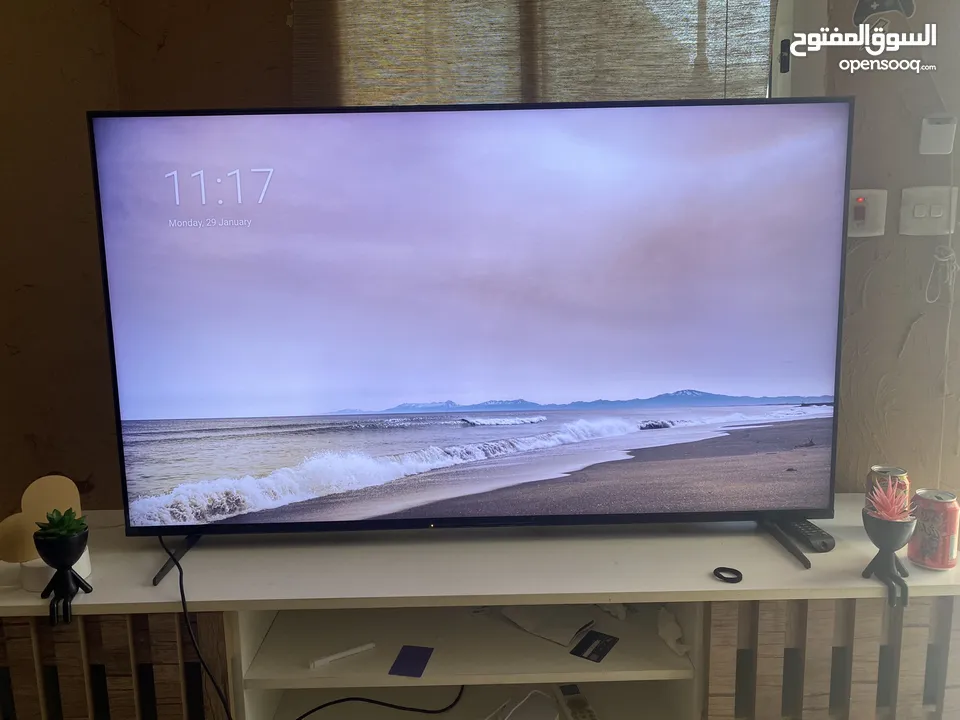 شاشة سوني ذكية 55  بوصة  4K و ألوان HDR السعر مفتوح للنقاش