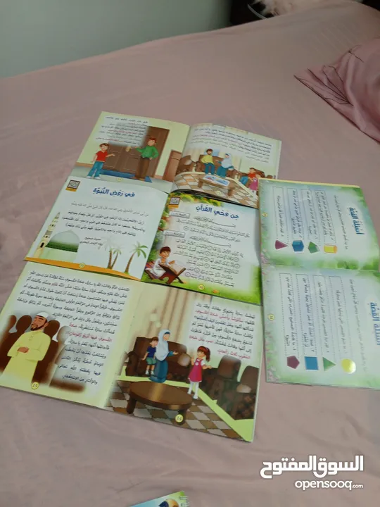 قصص أطفال لعمر 8 سنوات مستعملة للبيع بحالة جيدة جدا ومفيدة للأطفال وتعلم الأطفال الكتابة والقراءة .
