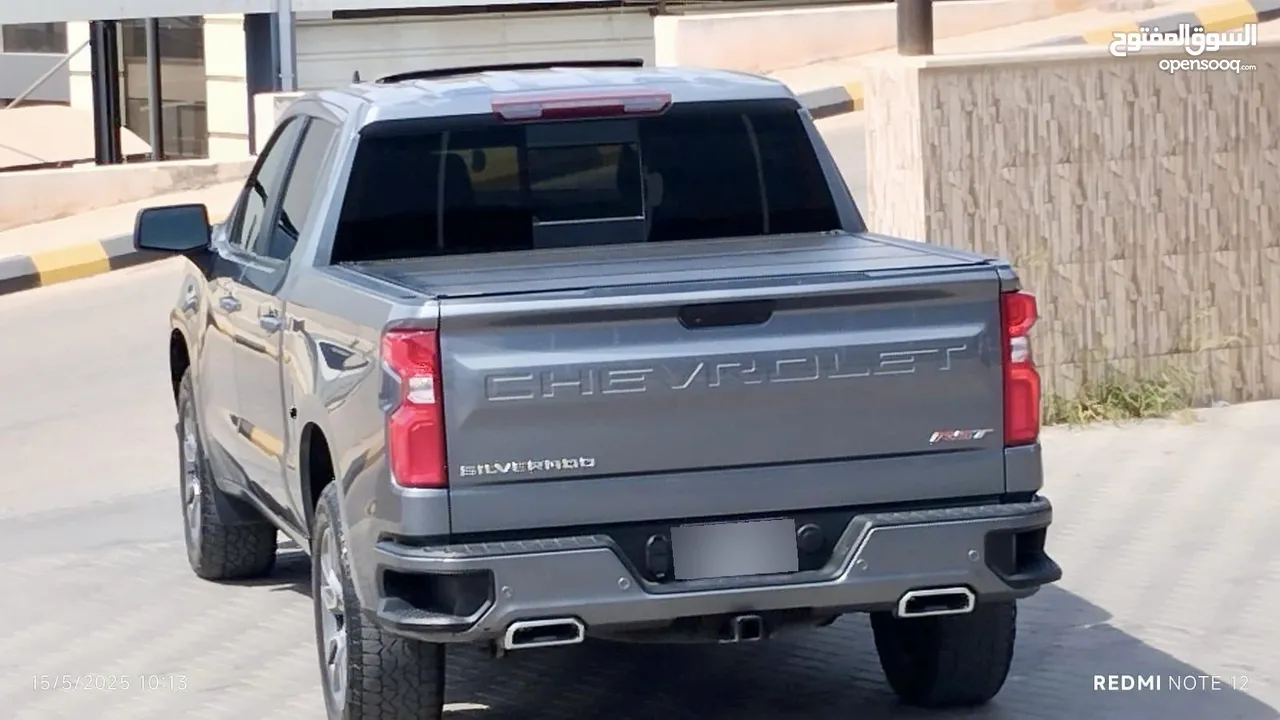 شفروليه سلفرادو 2021 RST Z71  فحص كامل 7 جيد  كلين تايتل جمرك جديد كلين كارفاكس محرك ديزل 6 سلندر