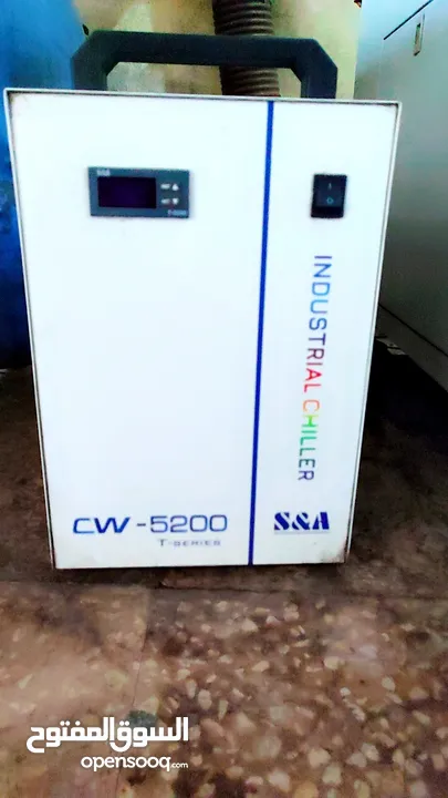ماكينة ليزر قص co2 راسين مساحة العمل 100*160