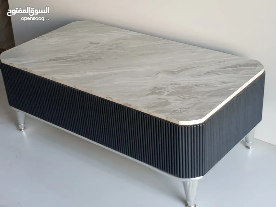 طاولات وسط خشب ودهان مكون من ثلاث قطع او حسب الطلب جميع احجام مع إمكانية تغير الون