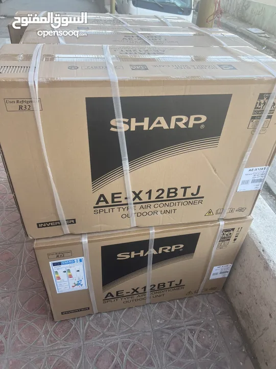 مكيفات شارب القويه بسعر حرق غاز R32   الكميه محدوده