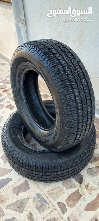 كوشوك دنلوب 235/70/16 بحاله جيده
