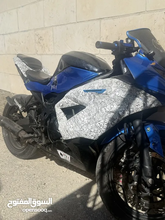 نينجا 250 للبدل او للبيع موجود في رام الله بيرنبالا 2018 ماشي 30 الف مش ناقصه برغي