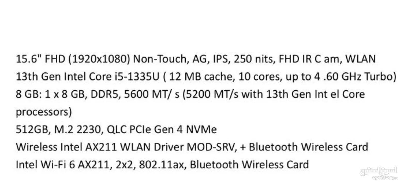 Dell 3550 core i5 جديد بالكرتونه