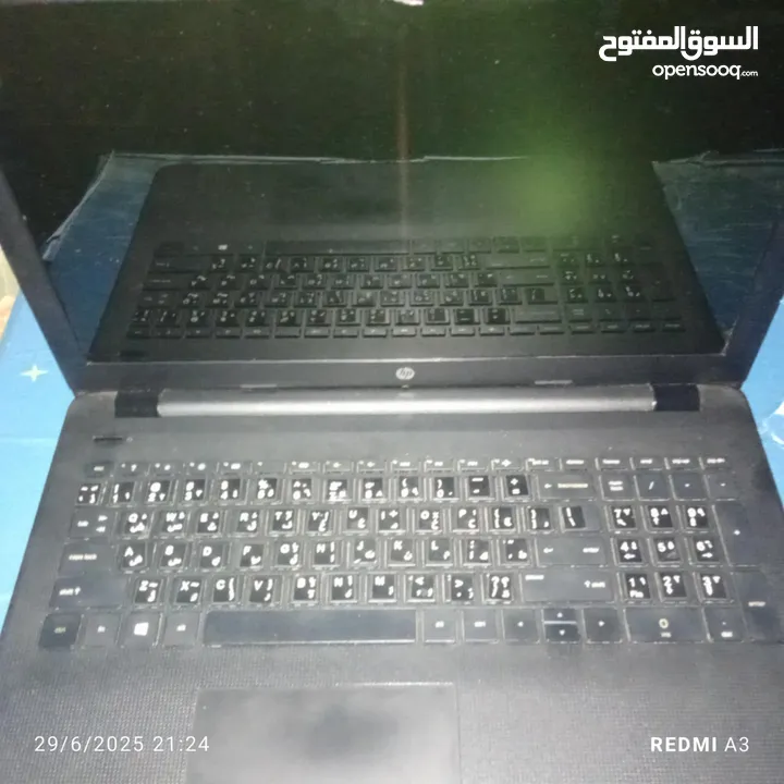 لابتوب اتش بي جيد جداً للدراسة مع كرت شاشة مدمج nintel celero.                       .