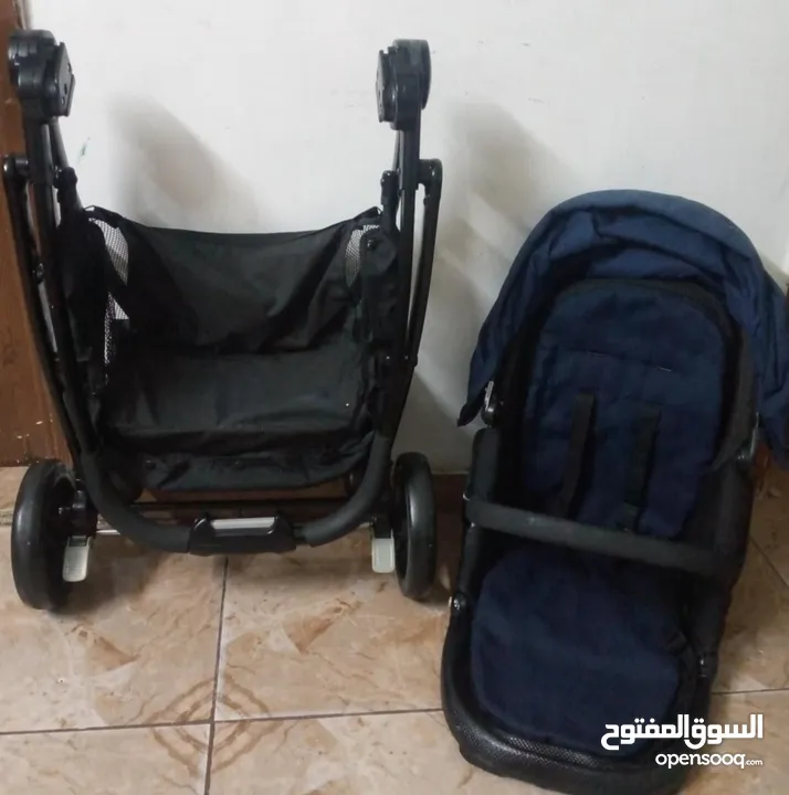 عرباية اطفال ماركة جيراكو مستعمل بحااالة ممتااازة