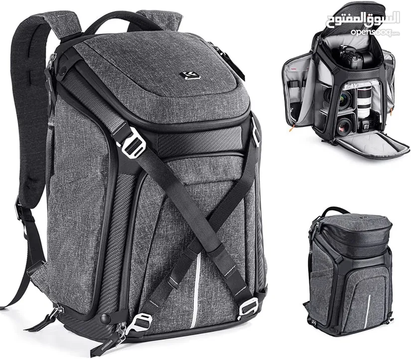 K&F Concept Alpha Backpack 25L حقيبة معدات تصوير