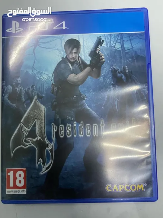 4tesident evil ps4 gaming cd